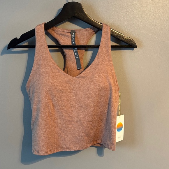 Vuori Nutmeg Heather Racerback Tank Top - Picture 2 of 4